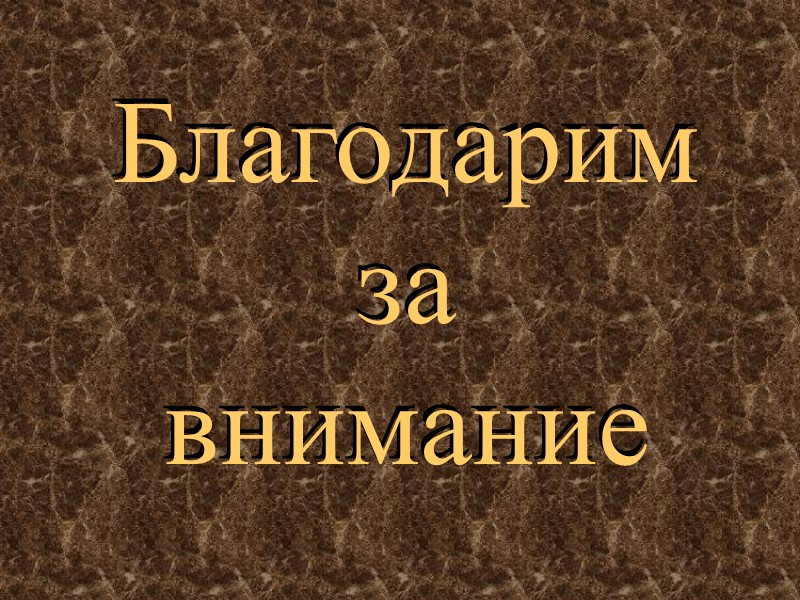 Благодарим за  внимание